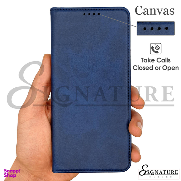کیف کلاسوری کانواس مدل SIGNATURE مناسب برای گوشی موبایل شیایومی Redmi Note 9S / Note 9 Pro / Note 9 Pro Max