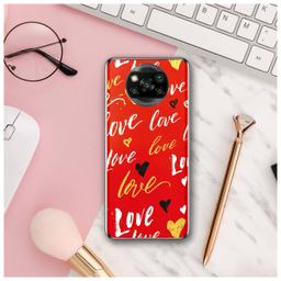 برچسب پوششی راک اسپیس مدل Love مناسب برای گوشی موبایل شیایومی POCO X3
