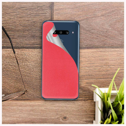 برچسب پوششی راک اسپیس طرح Leather-RD مناسب برای گوشی موبایل ال جی G8s Thinq