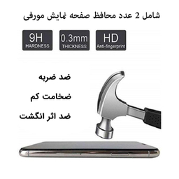 محافظ صفحه نمایش مورفی (Morphie) مدل D-9 مناسب موبایل هوآوی Nova 2 Plus بسته 2 عددی