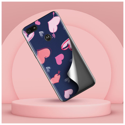 برچسب پوششی راک اسپیس طرح Heart مناسب برای گوشی موبایل موتورولا Moto E6 Play