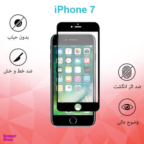 محافظ صفحه نمایش سرامیکی مات راکز (Rocks) مدل CRM مناسب موبایل اپل iPhone 7 بسته دو عددی