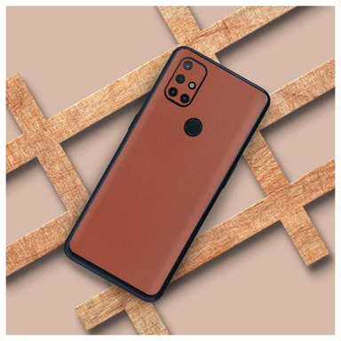 برچسب پوششی راک اسپیس طرح Leather-BR مناسب برای گوشی موبایل وان پلاس NORD N10