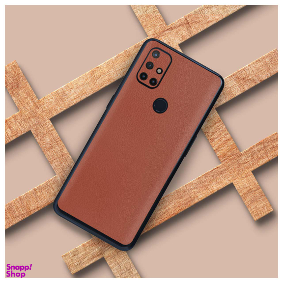 برچسب پوششی راک اسپیس طرح Leather-BR مناسب برای گوشی موبایل وان پلاس NORD N10