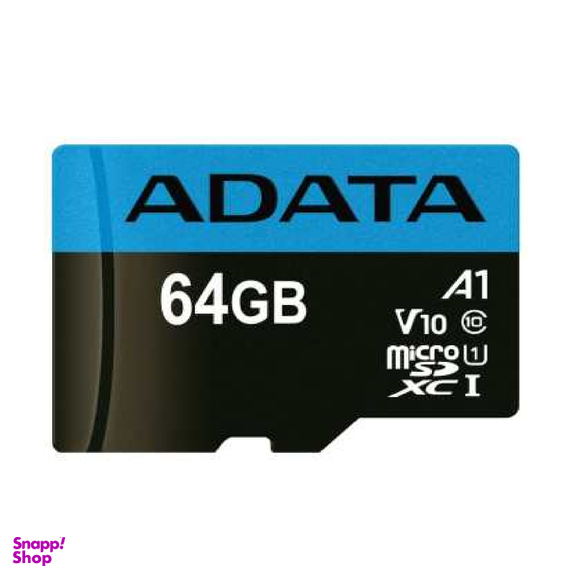 کارت حافظه microSDXC ای دیتا (Adata) مدل Premier V10 A1 کلاس 10 استاندارد UHS-I ظرفیت 64 گیگابایت