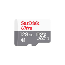 کارت حافظه Microsdxc سن دیسک مدل Ultra کلاس 10 استاندارد Uhs-I U1 سرعت 100Mbps ظرفیت 128 گیگا بایت