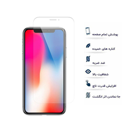 محافظ صفحه نمایش یو سیو مدل js مناسب موبایل اپل iPhone x