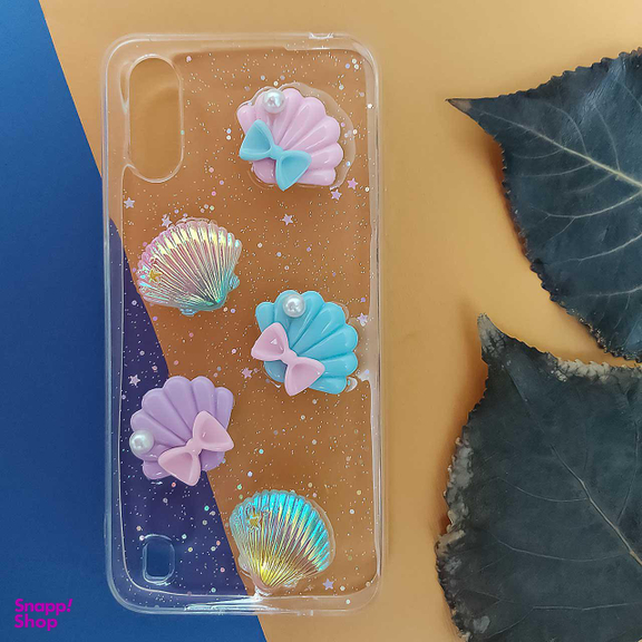 کاور دکین مدل Fanzy طرح صدف مناسب برای گوشی موبایل سامسونگ Galaxy A01