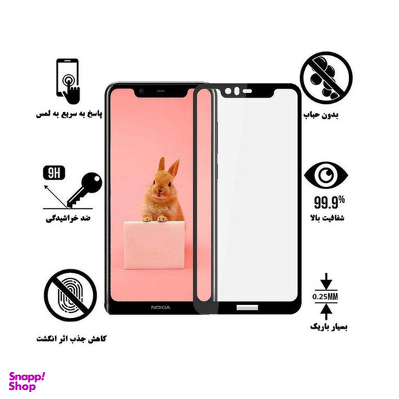 محافظ صفحه نمایش مورفی (Morphie) مدل MG9 مناسب موبایل نوکیا 5.1 Plus