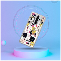 کاور دکین مدل آکواریومی طرح لوازم آرایش مناسب برای گوشی موبایل شیایومی Redmi Note 8 Pro
