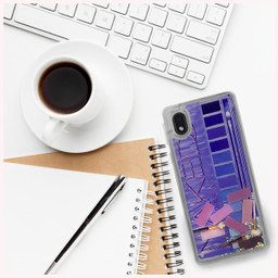کاور دکین مدل آکواریومی طرح پالت مناسب برای گوشی موبایل سامسونگ Galaxy A01 Core