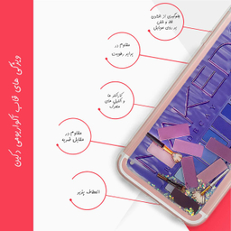 کاور دکین مدل آکواریومی طرح پالت مناسب برای گوشی موبایل سامسونگ Galaxy A01 Core