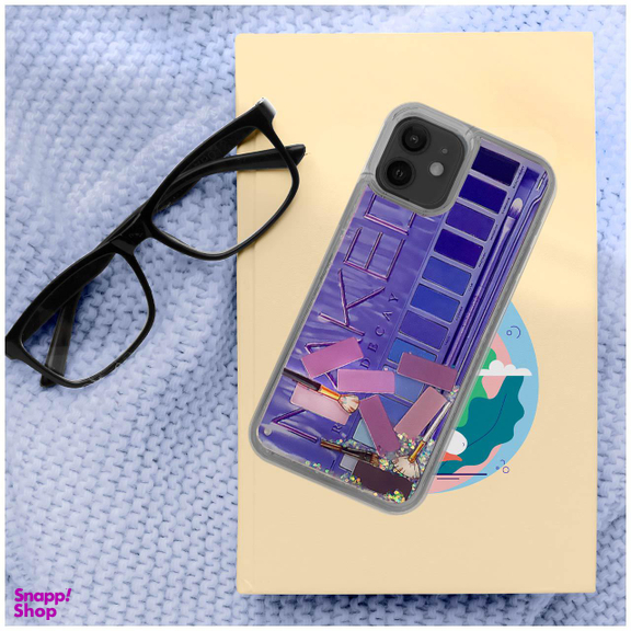 کاور دکین مدل آکواریومی طرح پالت مناسب برای گوشی موبایل اپل iPhone 12 mini