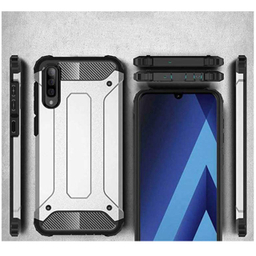 کاور ماموت (Mammoth) مدل Defender مناسب موبایل سامسونگ Galaxy A70 به همراه محافظ صفحه نمایش و محافظ لنز دوربین
