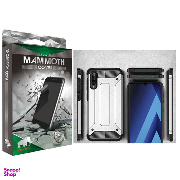 کاور ماموت (Mammoth) مدل Defender مناسب موبایل سامسونگ Galaxy A70 به همراه محافظ صفحه نمایش و محافظ لنز دوربین