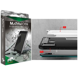 کاور ماموت (Mammoth) مدل Defender مناسب موبایل سامسونگ Galaxy A70 به همراه محافظ صفحه نمایش و محافظ لنز دوربین