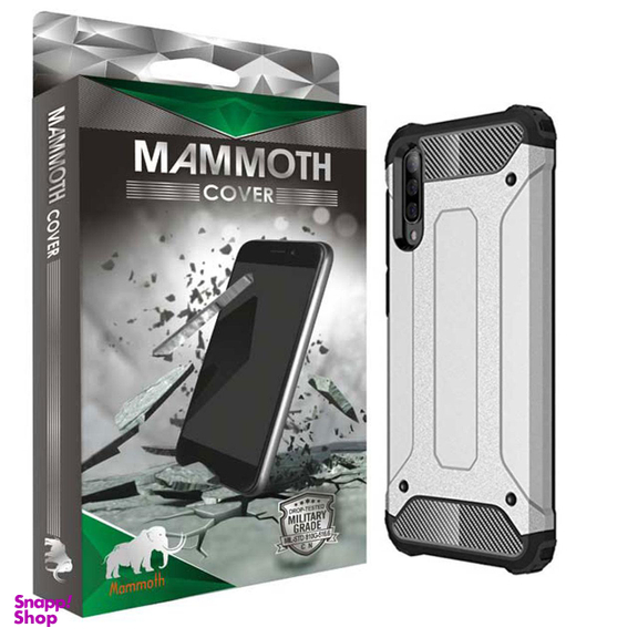 کاور ماموت (Mammoth) مدل Defender مناسب موبایل سامسونگ Galaxy A70 به همراه محافظ صفحه نمایش و محافظ لنز دوربین