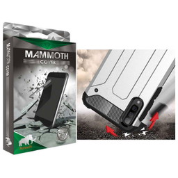 کاور ماموت (Mammoth) مدل Defender مناسب موبایل سامسونگ Galaxy A70 به همراه محافظ صفحه نمایش و محافظ لنز دوربین