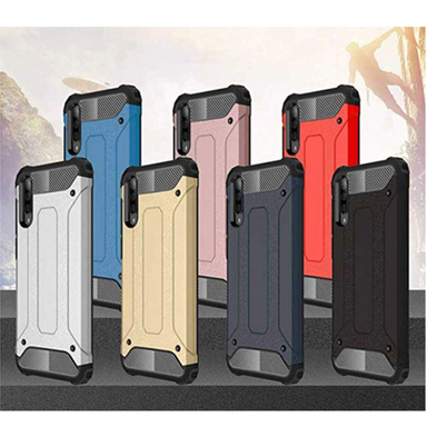 کاور ماموت (Mammoth) مدل Defender مناسب موبایل سامسونگ Galaxy A70 به همراه محافظ صفحه نمایش و محافظ لنز دوربین