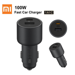 شارژر فندکی شیائومی مدل Mi 100W Car Fast Charger 1A 1C USB C