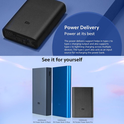 پاوربانک شیائومی مدل Mi Power Bank 3 Ultra Compact ظرفیت 10000 میلی آمپر