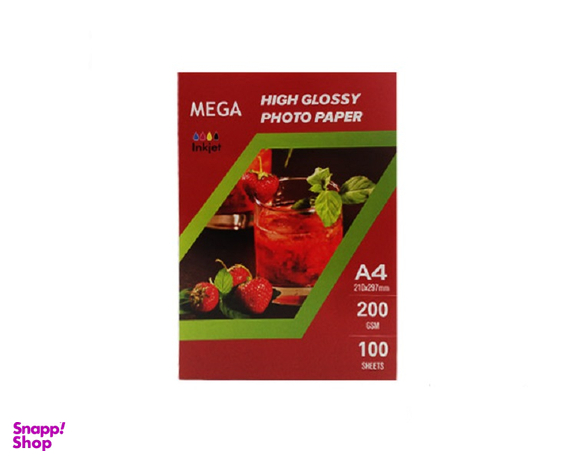 کاغذ مگا سایز A4 بسته 100عددی