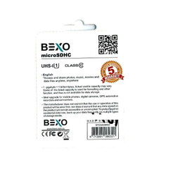 کارت حافظه MicroSDHC بکسو (Bexo) مدل UHSI U1 ظرفیت 32 گیگابایت