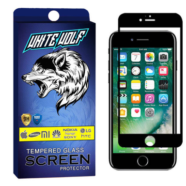 محافظ صفحه نمایش وایت ولف مدل WGF مناسب برای گوشی موبایل اپل Iphone 8 Plus