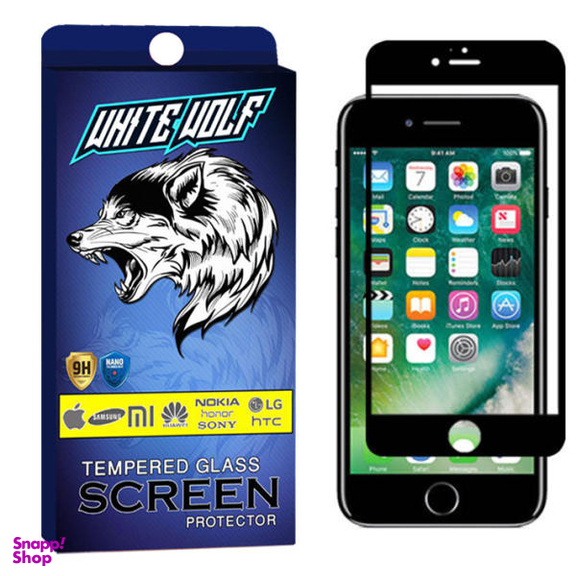 محافظ صفحه نمایش وایت ولف مدل WGF مناسب برای گوشی موبایل اپل Iphone 8 Plus