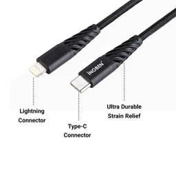 کابل تبدیل USB-C به لایتنینگ آینوبن مدل INB-70101 طول 1.2 متر