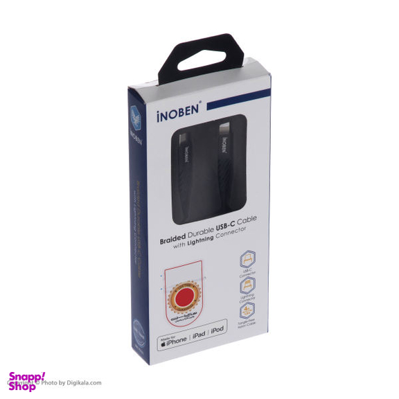 کابل تبدیل USB-C به لایتنینگ آینوبن مدل INB-70101 طول 1.2 متر