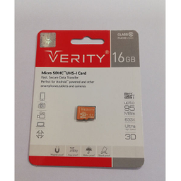 کارت حافظه microSDHC وریتی مدل Ultra کلاس 10 استاندارد UHS-I U1 سرعت 95MBps ظرفیت 16 گیگابایت