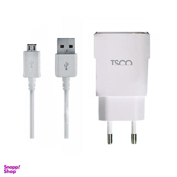 شارژر دیواری تسکو مدل TTC 57 به همراه کابل تبدیل microUSB