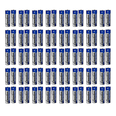 باتری قلمی و نیم قلمی کملیون مدل Super Heavy Duty مجموعه 80 عددی
