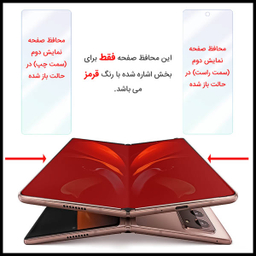 محافظ صفحه نمایش راک اسپیس مدل 180H-01Y کد 002D مناسب برای گوشی موبایل سامسونگ Galaxy Z Fold2
