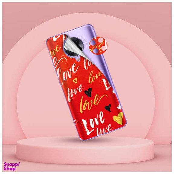 برچسب پوششی راک اسپیس طرح Love مناسب برای گوشی موبایل شیایومی POCO F2 Pro