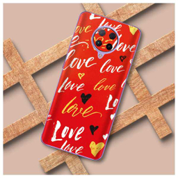 برچسب پوششی راک اسپیس طرح Love مناسب برای گوشی موبایل شیایومی POCO F2 Pro