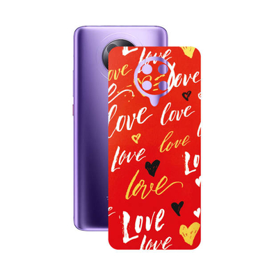 برچسب پوششی راک اسپیس طرح Love مناسب برای گوشی موبایل شیایومی POCO F2 Pro