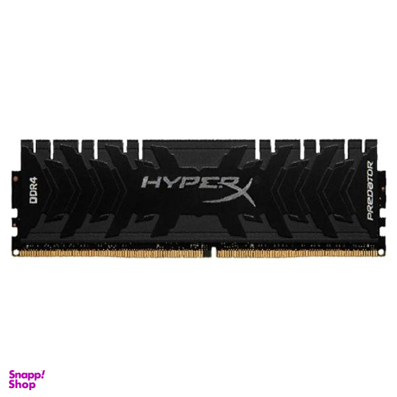 رم کامپیوتر DDR4 تک کاناله 3200 مگاهرتز cl16 هایپرایکس مدل Predator ظرفیت 8 گیگابایت