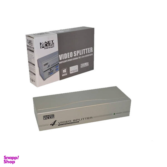 اسپیلتر 1 به 4 VGA کی نت پلاس مدل KNP-31