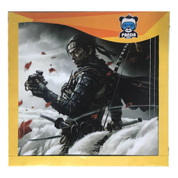برچسب پلی استیشن 4 اسلیم پاندا مدل ghost of tsushima