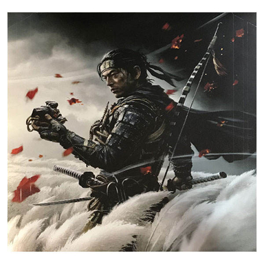 برچسب پلی استیشن 4 اسلیم پاندا مدل ghost of tsushima