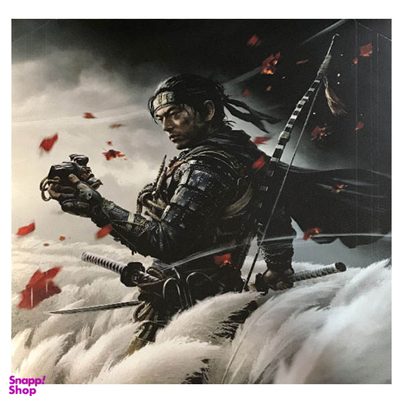 برچسب پلی استیشن 4 اسلیم پاندا مدل ghost of tsushima