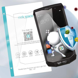 محافظ صفحه نمایش آنتی بلو لایت راک اسپیس مدل 180L-01Y مناسب برای گوشی موبایل بلک ویو BV8000 Pro