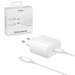 شارژر دیواری سامسونگ مدل EP-TA845 به همراه کابل تبدیل USB-C