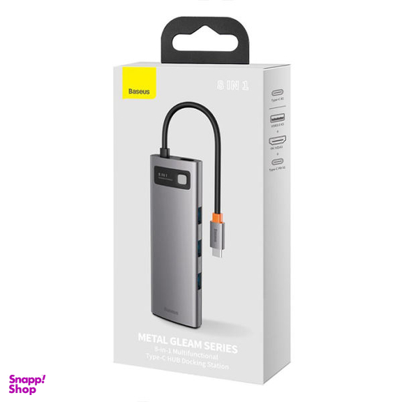 هاب 8 پورت USB-C باسیوس مدل CAHUB-CV0G