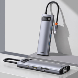 هاب 8 پورت USB-C باسیوس مدل CAHUB-CV0G