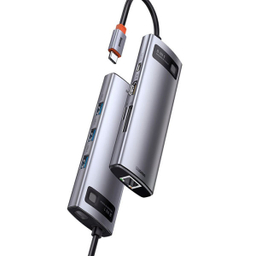 هاب 8 پورت USB-C باسیوس مدل CAHUB-CV0G