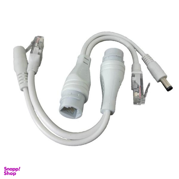 کابل PoE اترنت مدل 12v بسته دو عددی