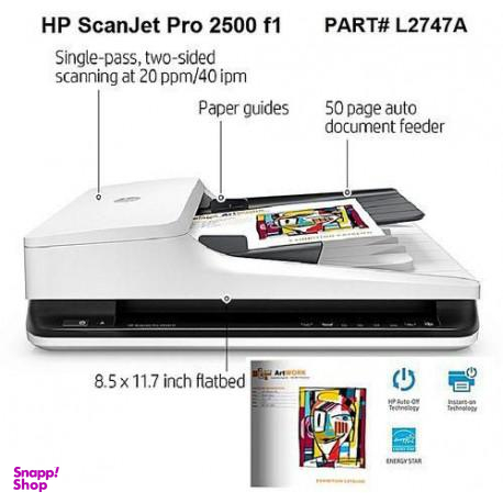 اسکنر اچ پی (HP) مدل ScanJet Pro 2500 f1 رنگ سفید